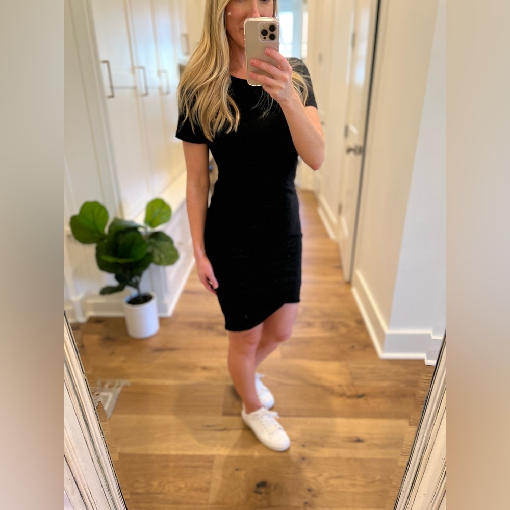 Black T Shirt Dress- Small NWOT